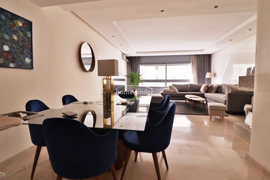 Appartement meublé à louer au Triangle d'Or 134 m²